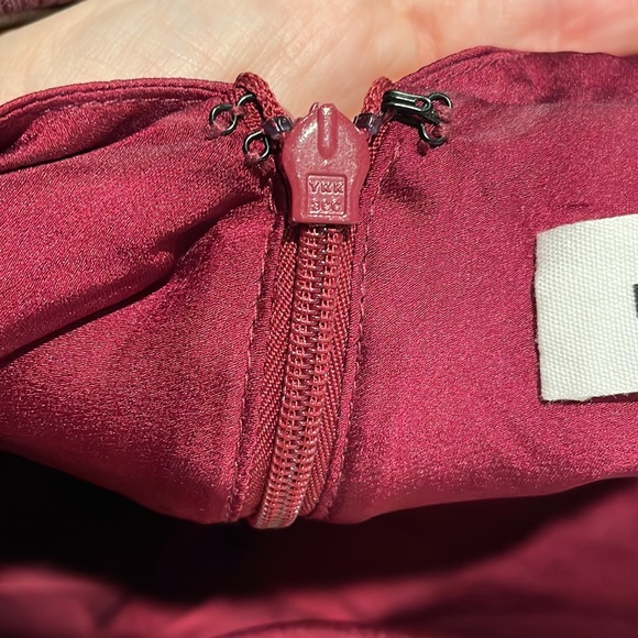 Fame and Partners Strappy Draped Gown in Wine color - Picture 10 of 16